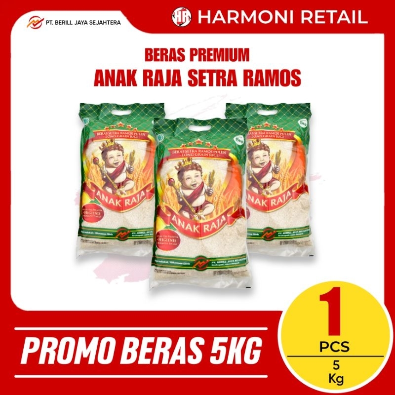 

Beras Premium 5 KG Anak Raja Setra Ramos Long Grain