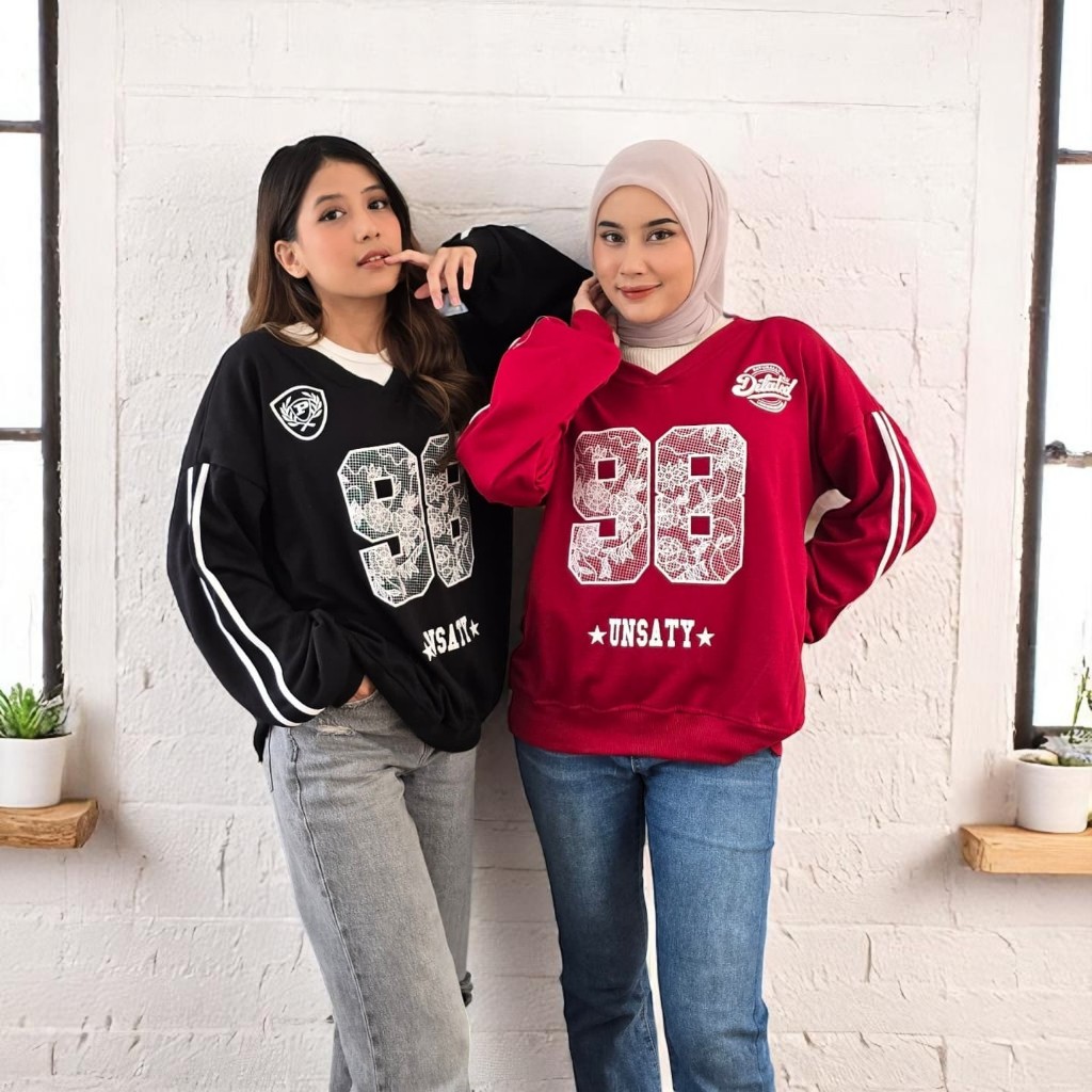 sweater unsaty sweater cewek wanita korea