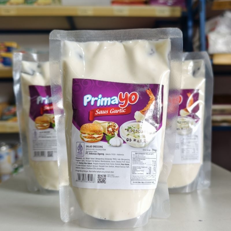 

Prima Saus Garlic 250Gr / Primayo Saus Bawang 250Gr / Garlic Sauce 250Gr Prima