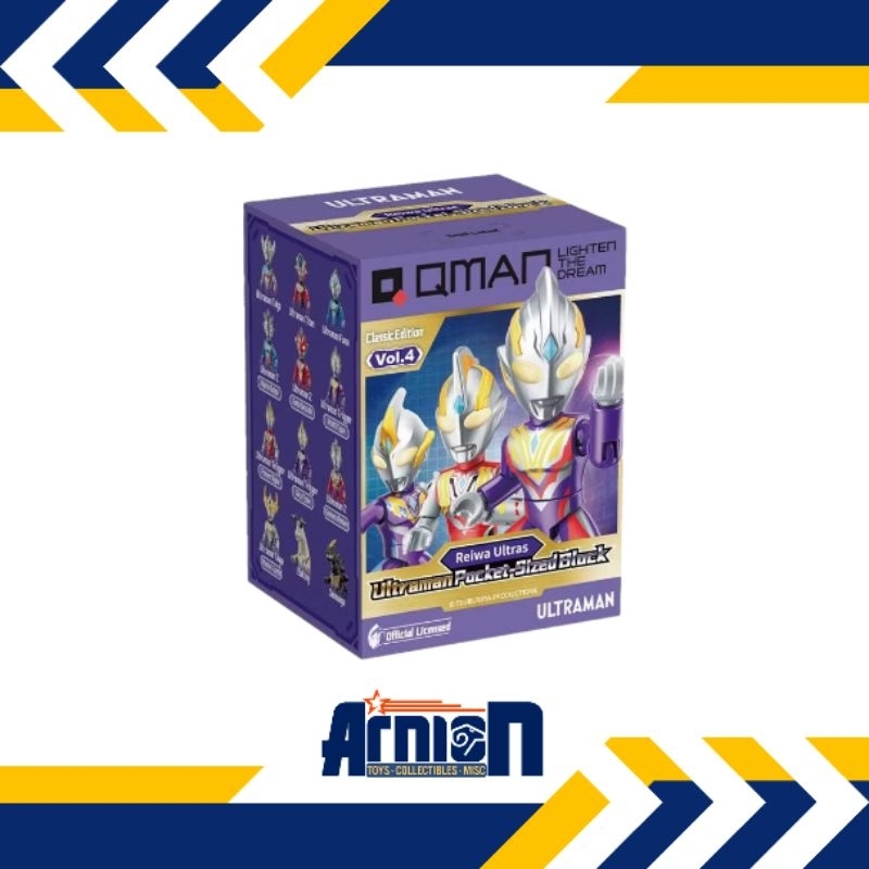 Qman Keepplay Ultraman Mini Figure Classic Edition Vol. 4
