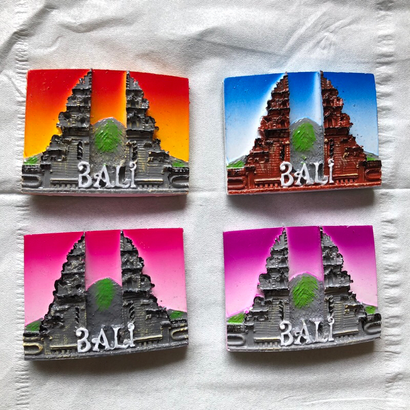 souvenir resin gapura bali magnet