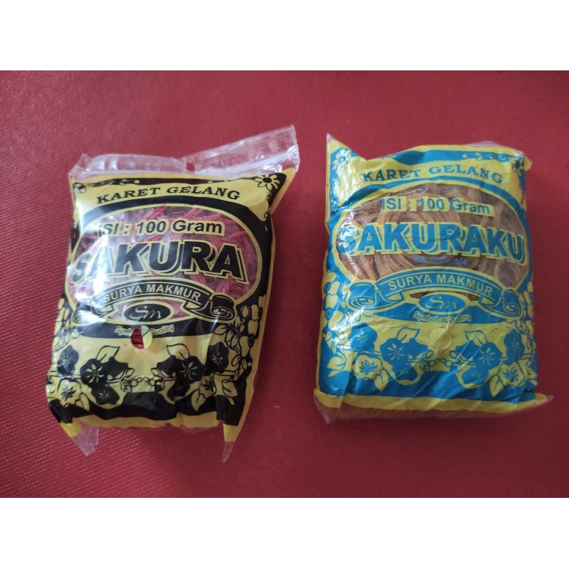 

KARET GELANG SAKURA Merah/Kuning