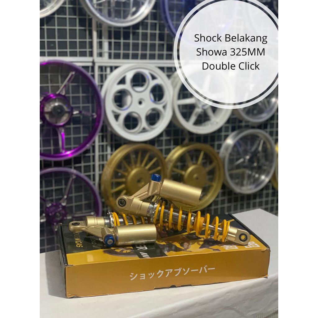 Shock Belakang Showa Uk 325mm Double Click -satriamodifikasipekanbaru-