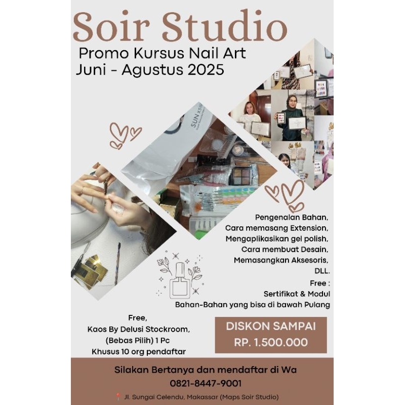 KURSUS NAIL ART MAKASSAR