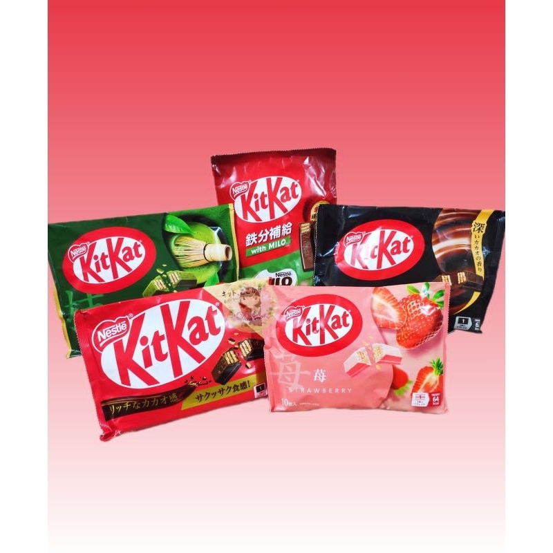 

Kitkat jepang kitkat Mini Original Jepang banyak rasa dark , matcha , melon ( ds bgr )