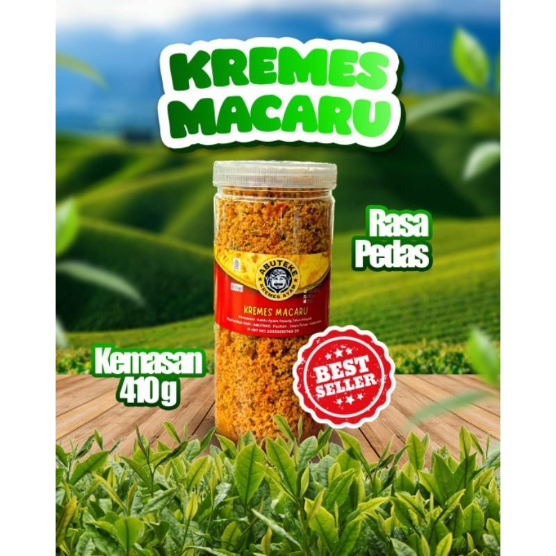 

Camilan Enak Gurih Cocok Untuk Pecinta Pedas Kremes Macaru Varian Pedas 410 gram Renyah