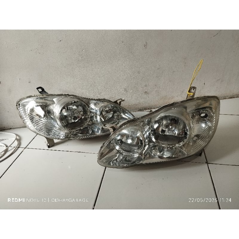 headlamp altis 2001-2005