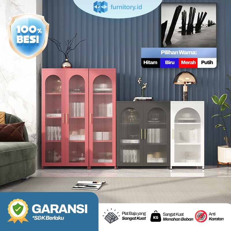 Lemari Tas Lemari Buku Lemari Pajangan Besi Lemari Hias Ruang Tamu Lemari Penyimpanan Minimalis