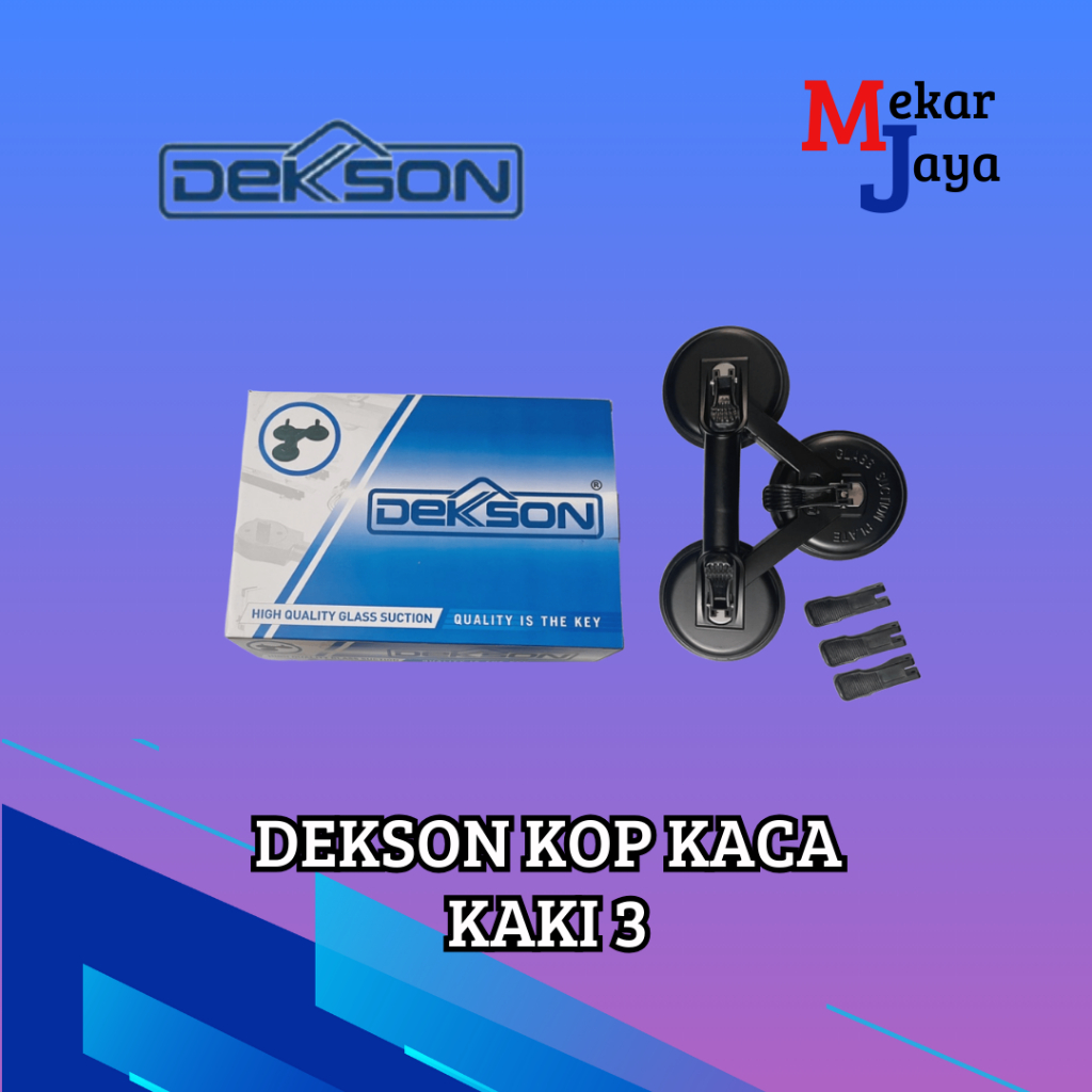 DEKSON KOP KACA KAKI TIGA/ GLASS SUCTION DEKSON