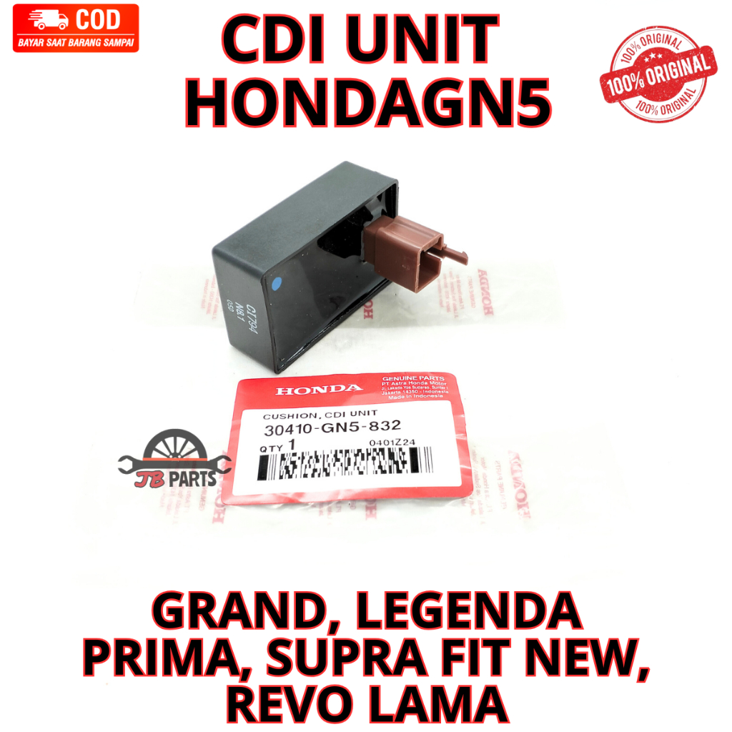 CDI UNIT HONDA GN5 GRAND, LEGENDA, PRIMA, SUPRA X FIT NEW, REVO LAMA Kualitas original Presisi tidak