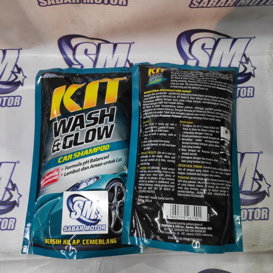 Shampo cuci mobil Kit Wash and Glow 800ml shampo motor cuci motor