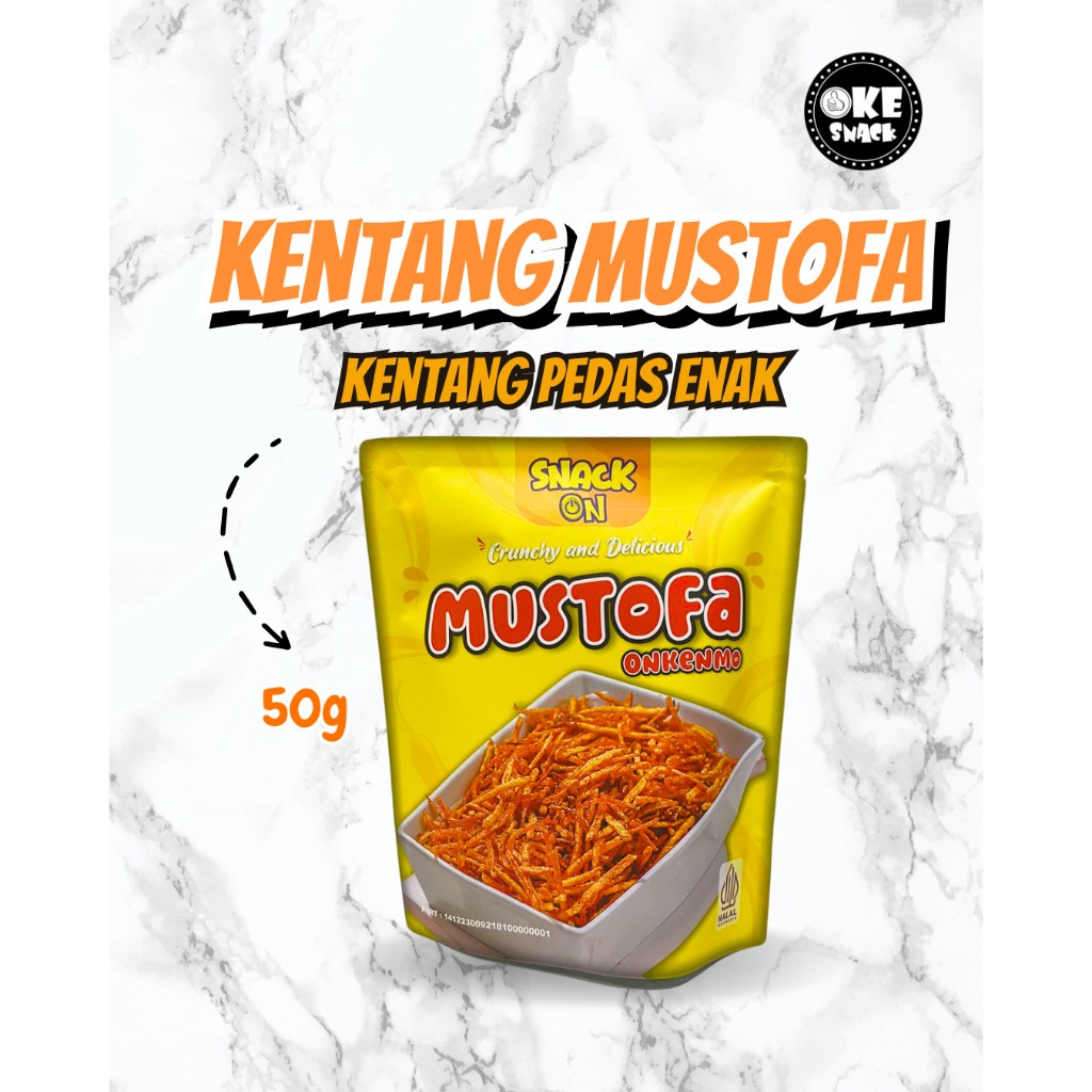 

Snack On Kentang Mustofa Kentang Pedas Gurih 50gr
