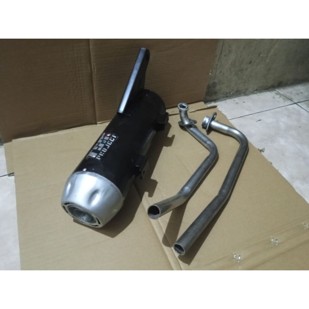 knalpot tzm suara bas adem beat secopy Vario mio