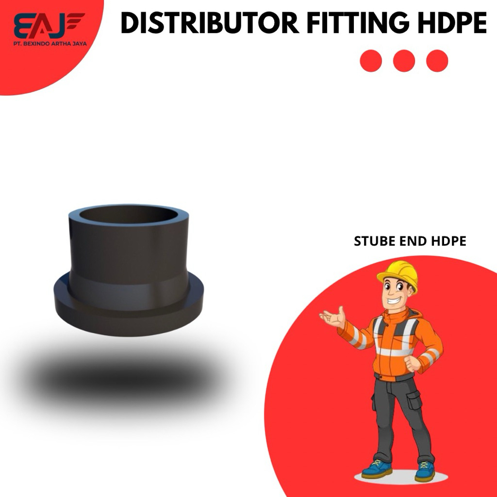 Stube End Hdpe 250mm Pn10 - Stube End Hdpe 10" Inch Pn10