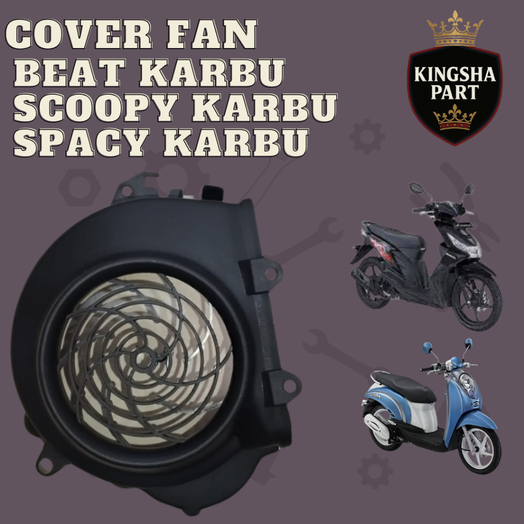 Tutup Kipas Beat FI Scoopy FI Cover Fan/Tutup Kipas Spacy FI Vario 110 FI Cover fan KZL