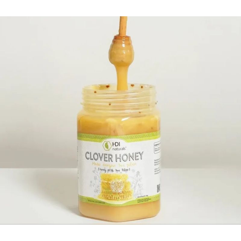 

clover honey 500gr exp 2028 ori free sendok kayu