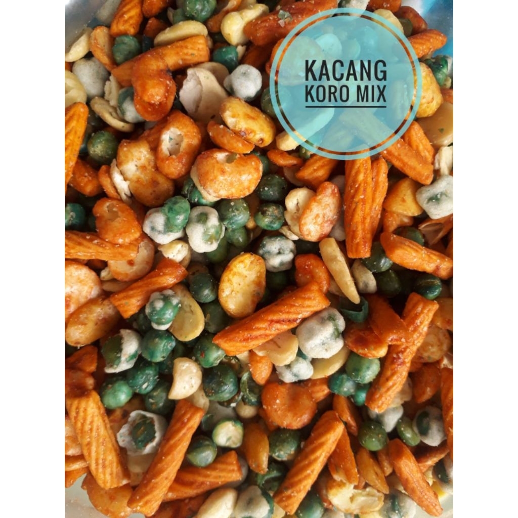 

1 kg kacang koro mix kacang koro campur enak renyah gurih asin