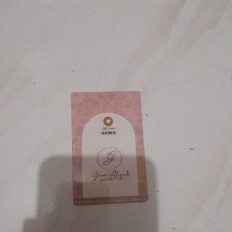 baby Gold Emas 0,005gr 24 karat asli