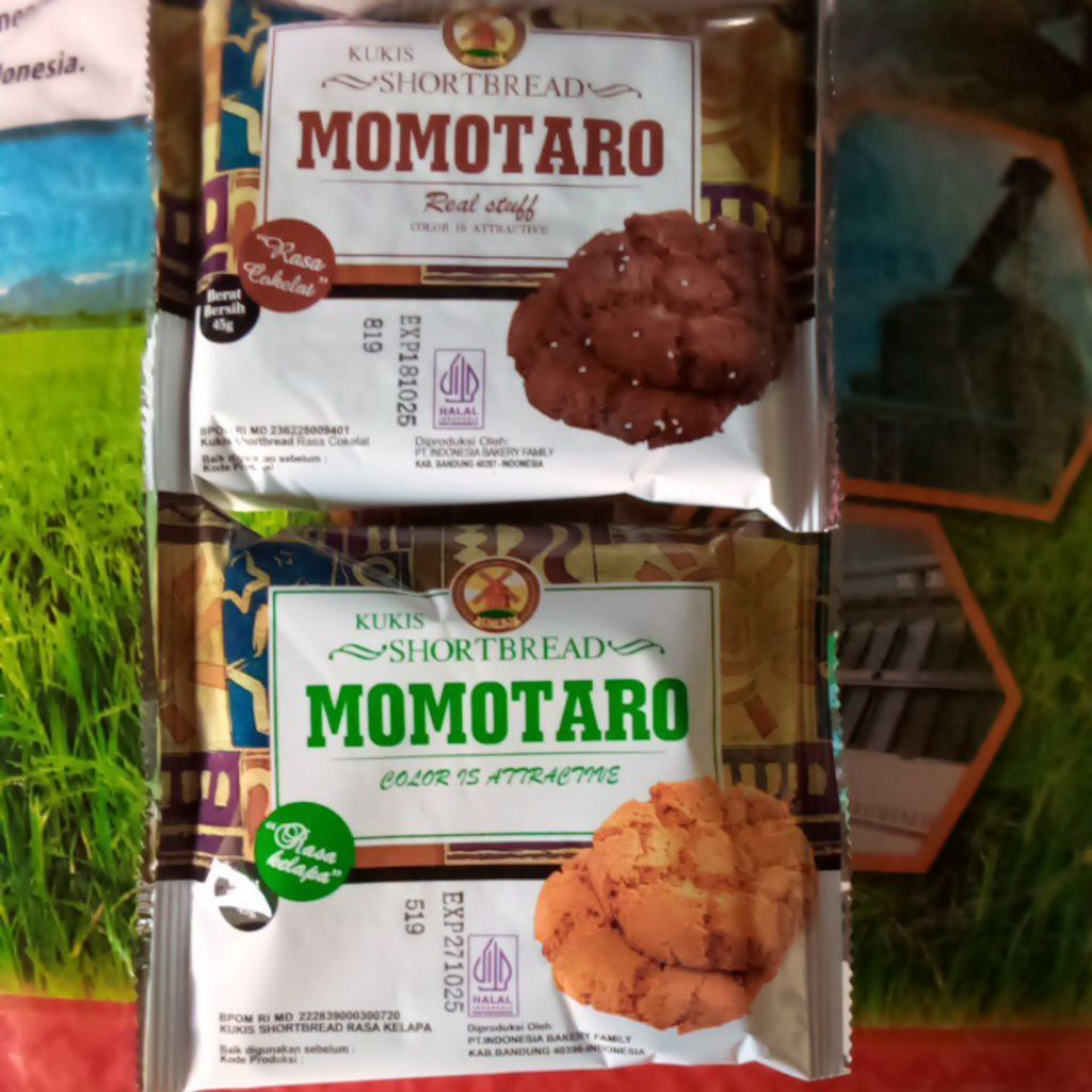 

momotaro kukis shortbread 45gram 1pcs