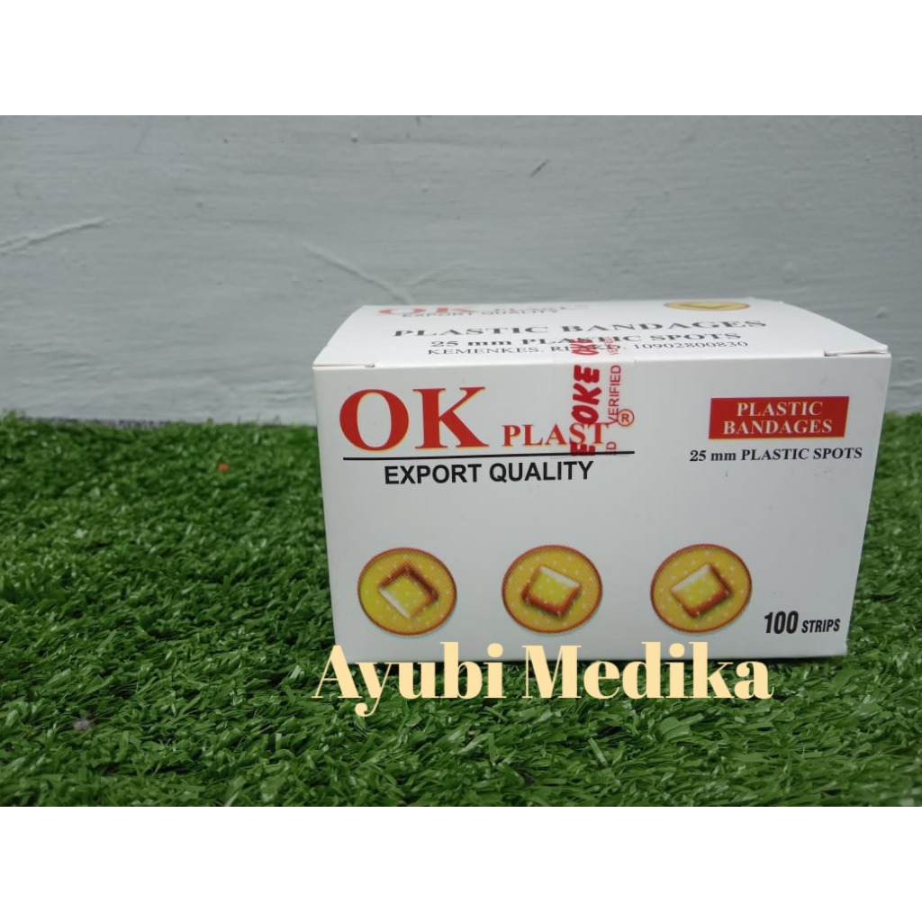 OK PLAST Plester Bulat 100's / Plester Ok Plast