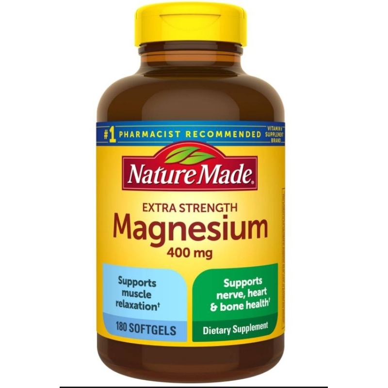 [ORI USA] Nature Made - Magnesium 400mg - 180 Softgels