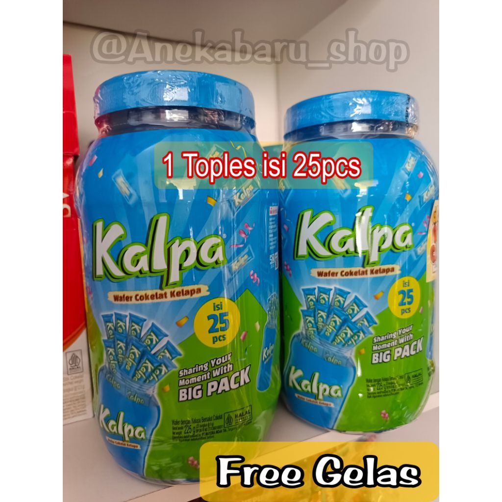 

KALPA WAFER COKLAT KELAPA ( 1 TOPLES isi 25pcs )