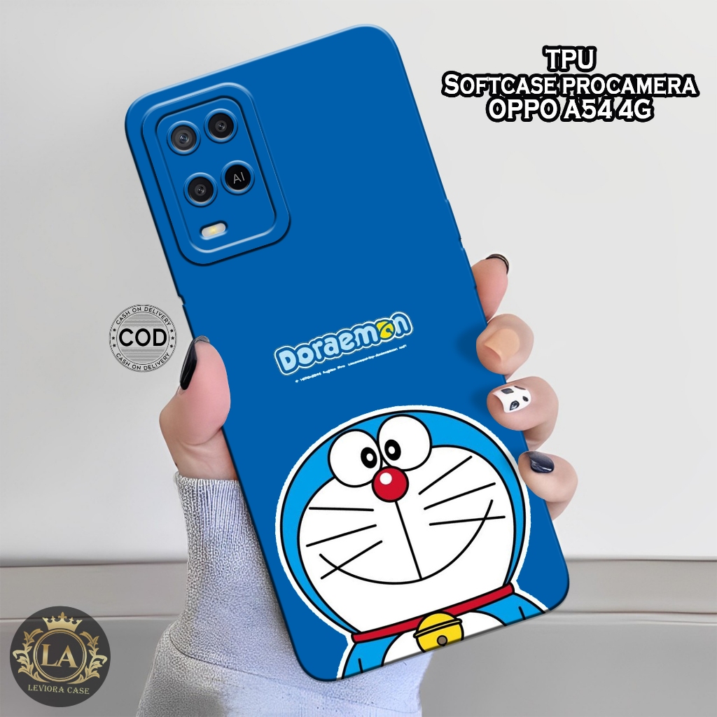 Case OPPO A54 4G/5G Terbaru - Leviora Case - Fashion Case Doraemon  - Softcase   OPPO A54 4G/5G  - C