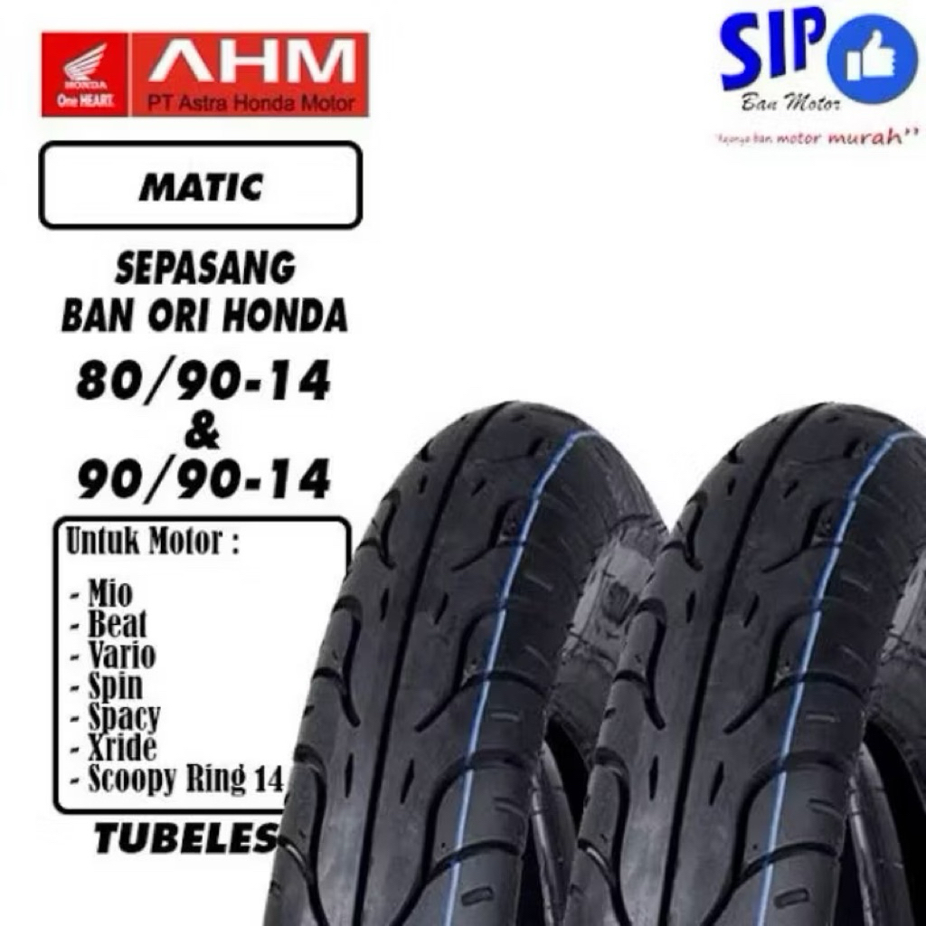 BAN MOTOR MATIC SEPASANG DEPAN BELAKANG MERK FEDERAL UNTUK BEAT SCOOPY VARIO DLL