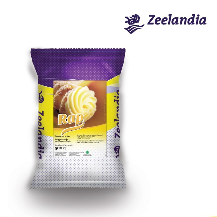 

ZEELANDIA RAPP - RAPP CUSTARD 500 Gr/ INSTAN PREMIX HALAL