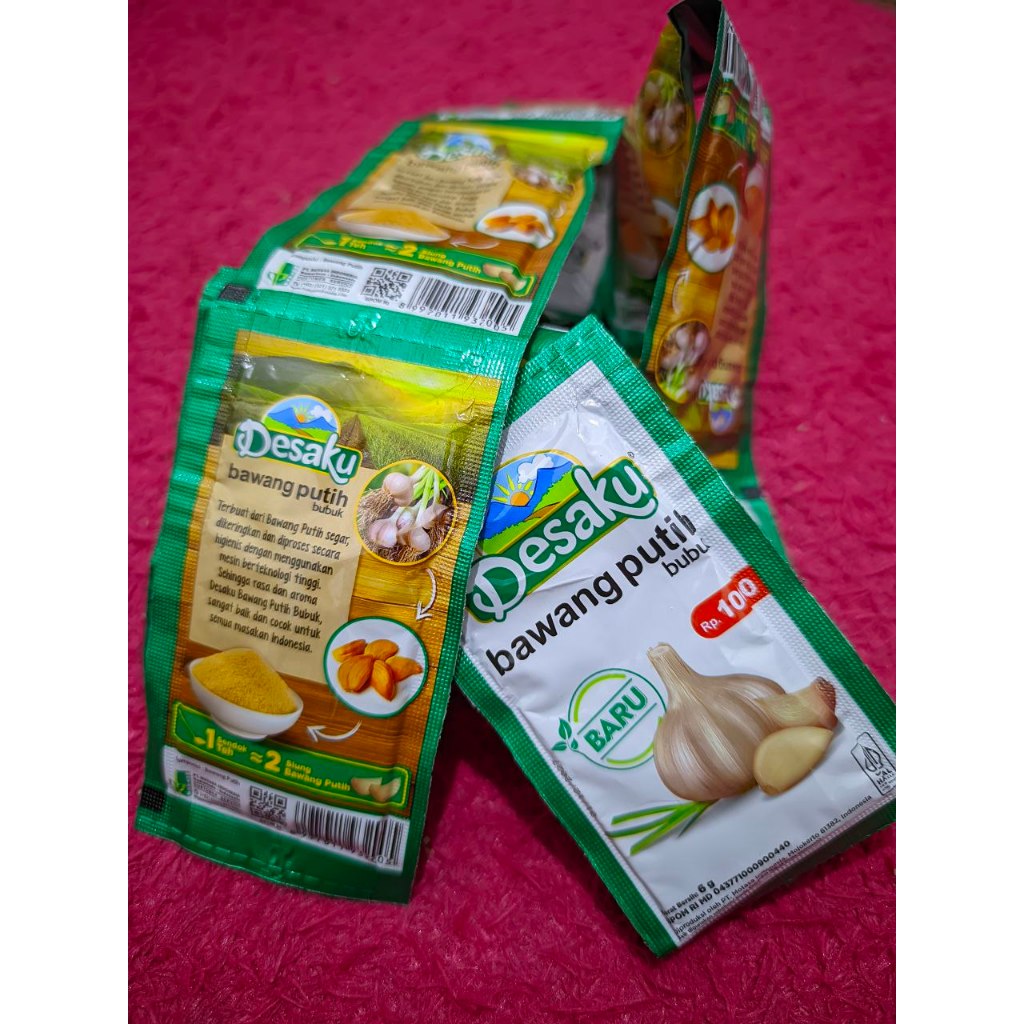 

1 Sachet - Desaku Bawang Putih Bubuk Bumbu Rempah Aroma Masakan