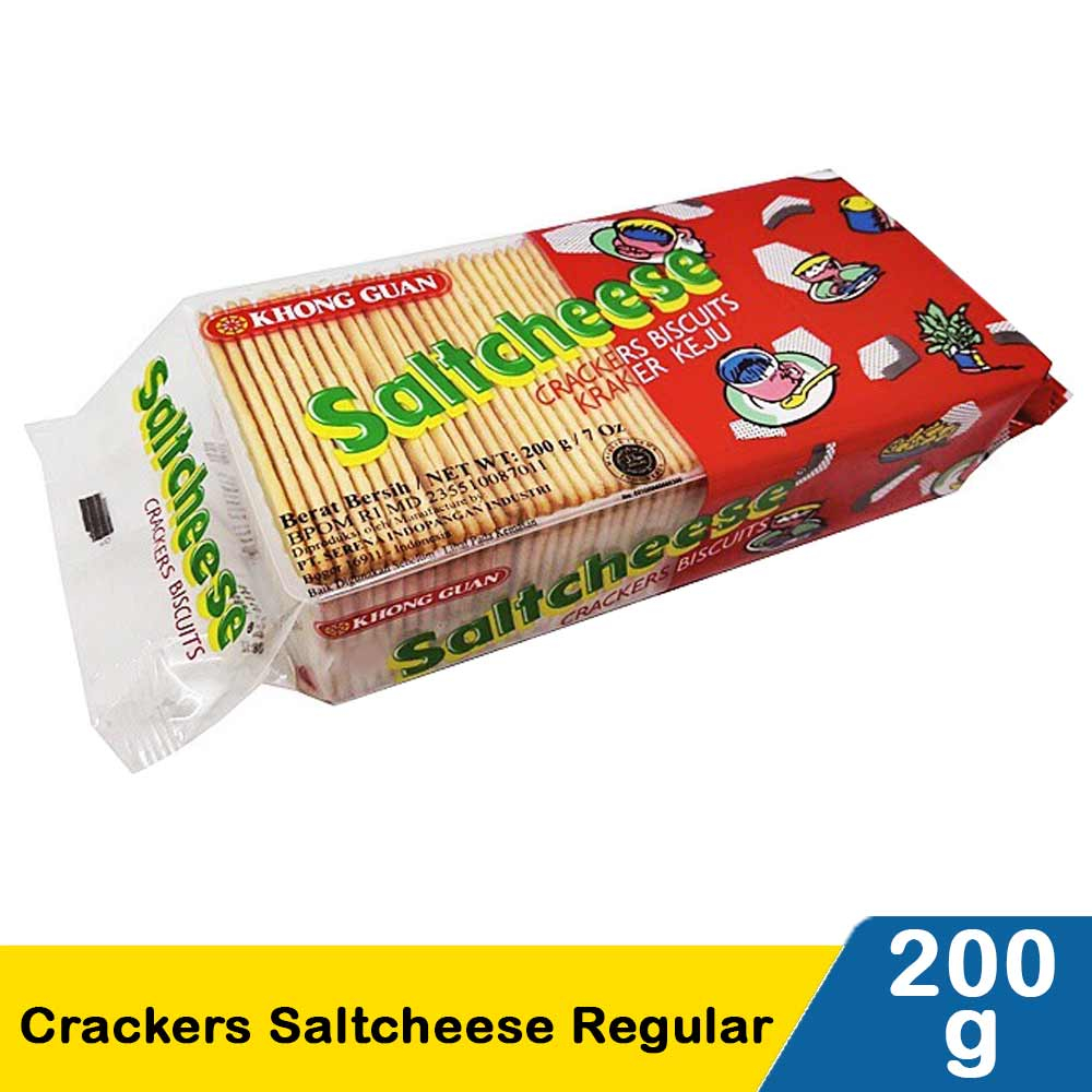 

KHONG GUAN CRACKERS SALTCHEESE REGULAR PCK 200g