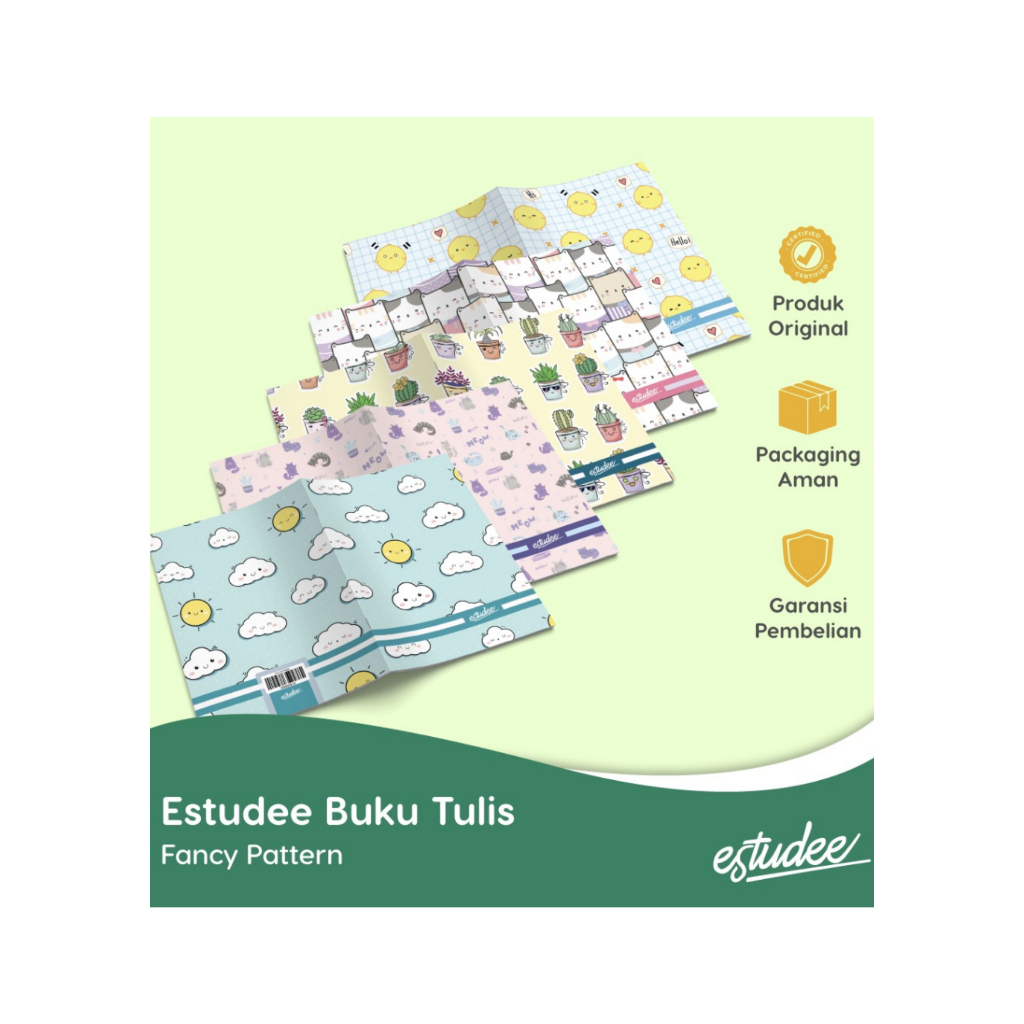 

Gramedia Jambi - Estudee I B5 fancy pattern isi 10