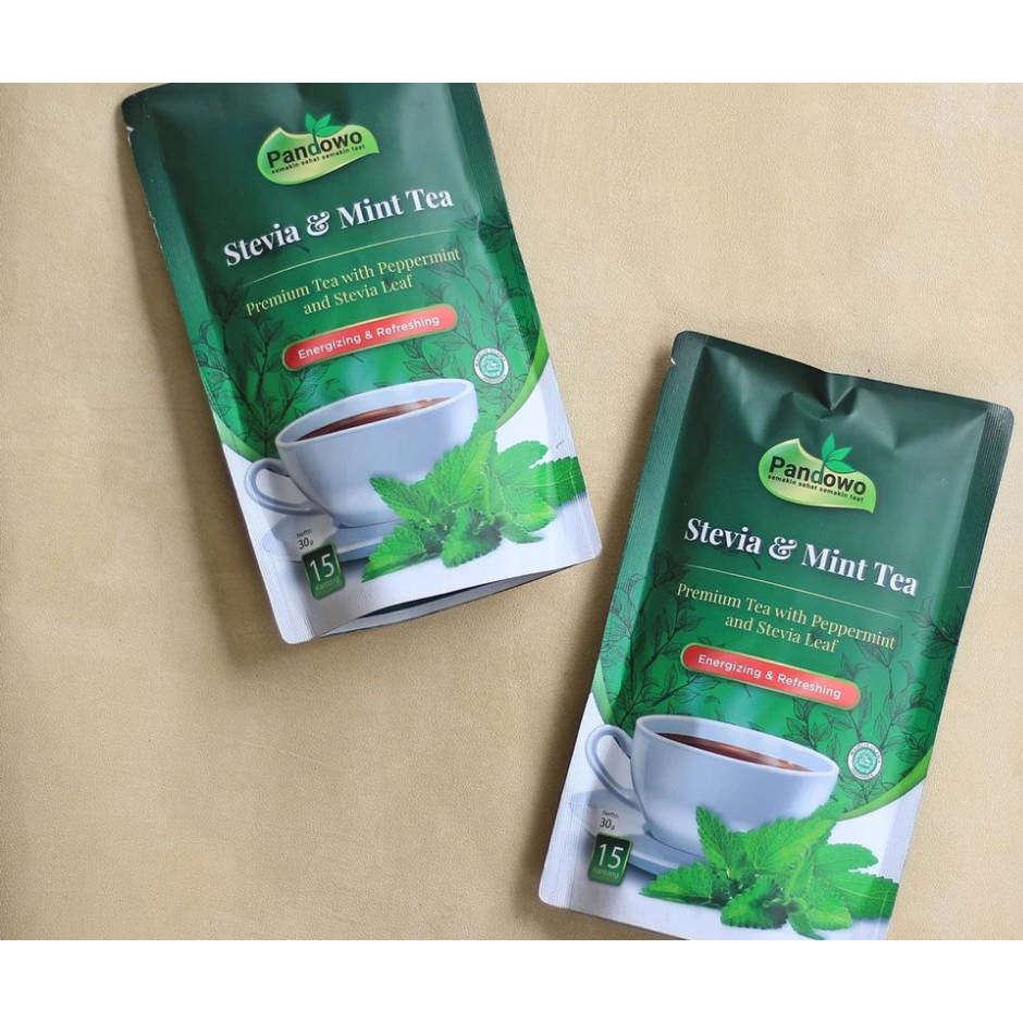 

Stevia dan Mint Tea Teh Herbal Mint Nol Kalori Premium Azalia Herbalfit