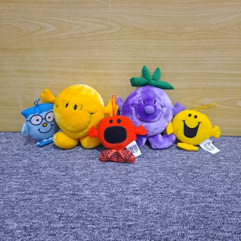 Boneka ganci little miss - Mr men - Mr Calm