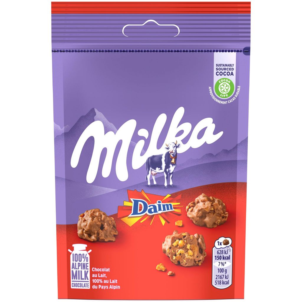 

MILKA Daim Chocolate 145gram asal Eropa