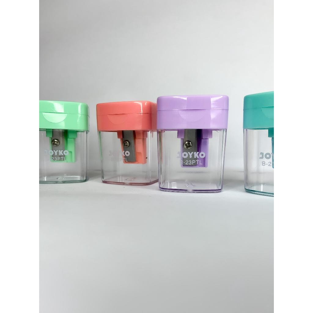 

Serutan Rautan pensil joyko warna pastel