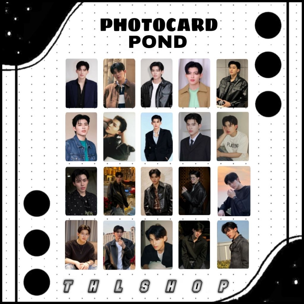PHOTOCARD POND NARAVIT THAI ACTOR RAIKANTOPENI