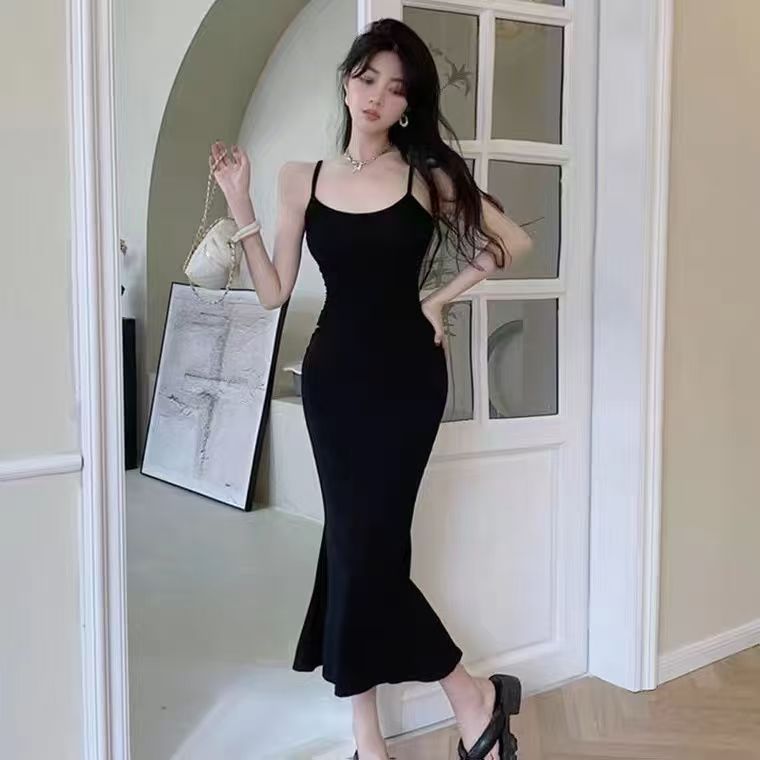67 Collection - Dress Panjang Bodycon tanpa Lengan Cantik Gaya Wanita Korea Kekinian