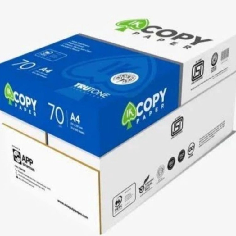 

KODE C8N Kertas HVS A4 7 Gr Ik Copypaper 1 Dus