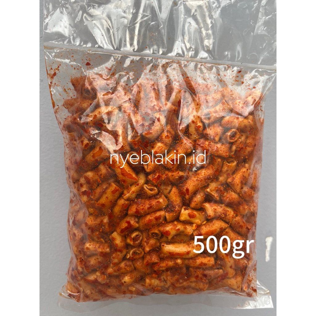 

cemilan seblak virall makaroni bantet/seblak kerupuk kering,pedas daun jeruk/original daun jeruk 500gr