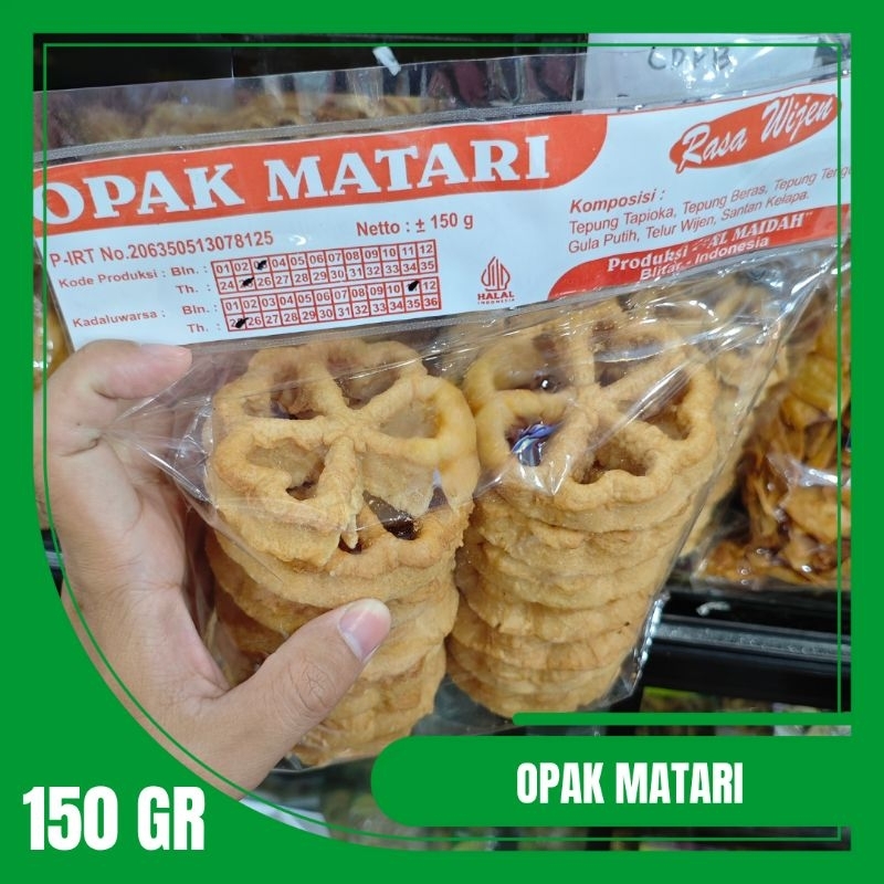

150 Gram Opak Matari Enak Renyah dan Gurih Manis