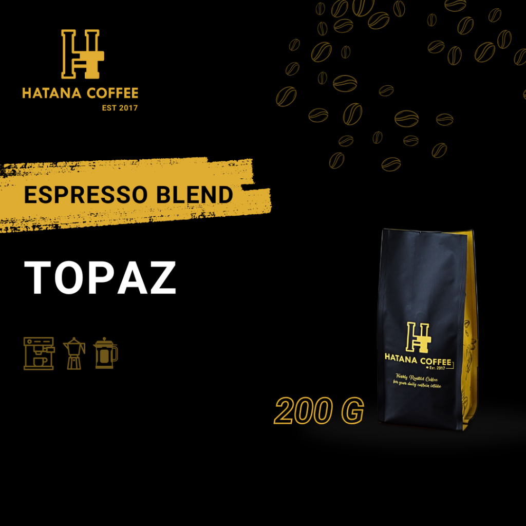 

ASLII Topaz Blend Biji Kopi Espresso Blend 200 Gram Hatana Coffee