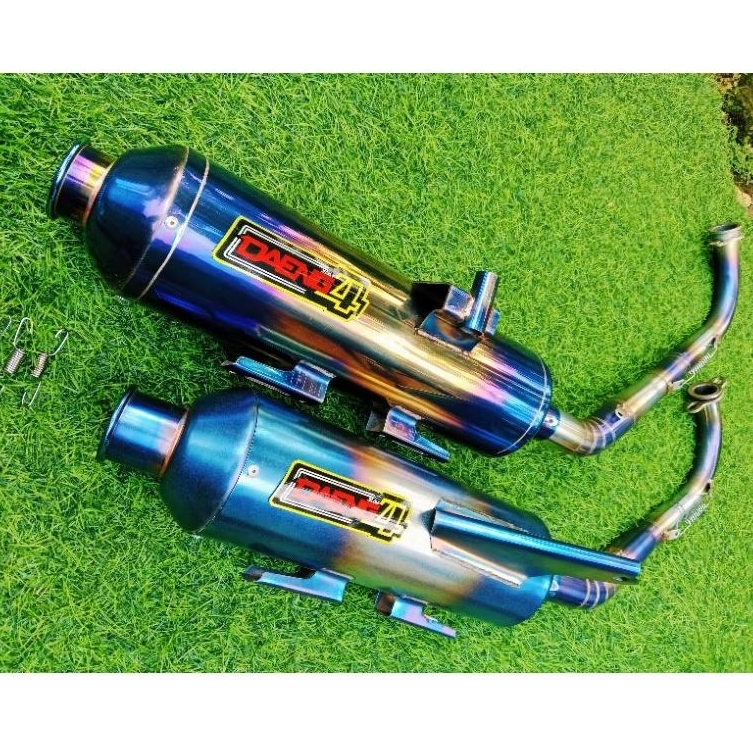 Open Pipe Canister Daeng Sai4 1set 38 mm Big Elbow for Mio i125 Mio sporty Mio soul i125 Mio soulty 