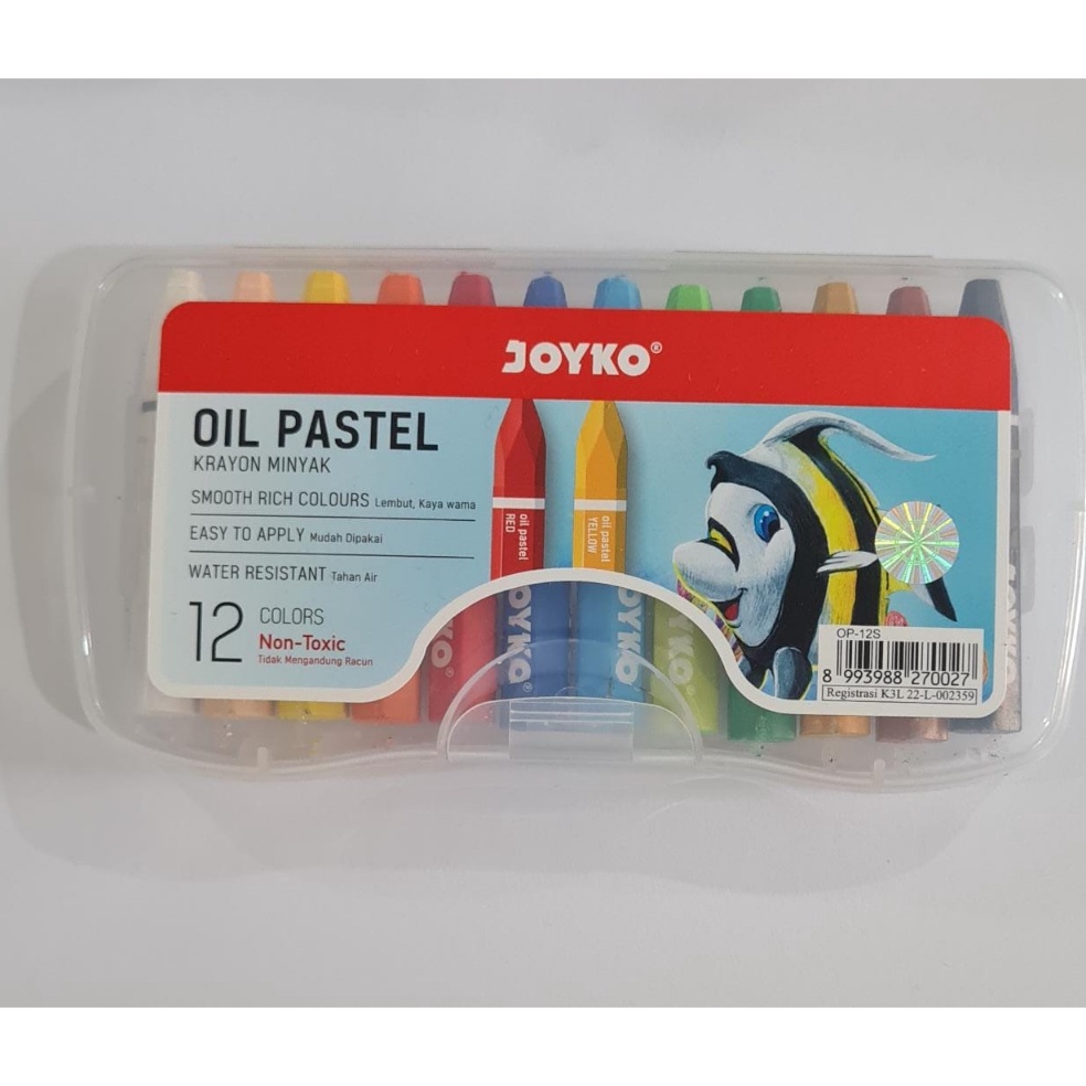 

KODE A2W Crayon Joyko 12 Warna