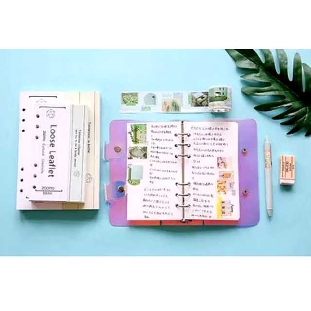 

Refill Binder 6 Ring / Isi Kertas Binder Book 6 Hole / Isi Ulang Binder ( 1 Pack isi 100 Lembar)