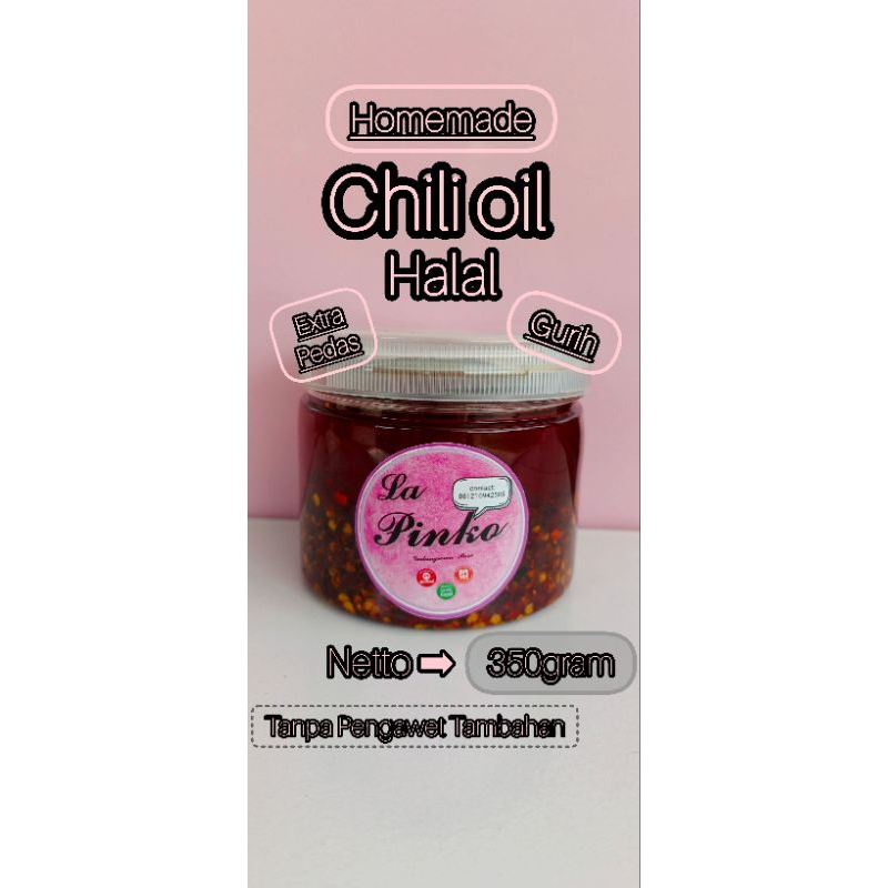 

Chili Oil Extra Pedas Halal 350gram Murah Enak