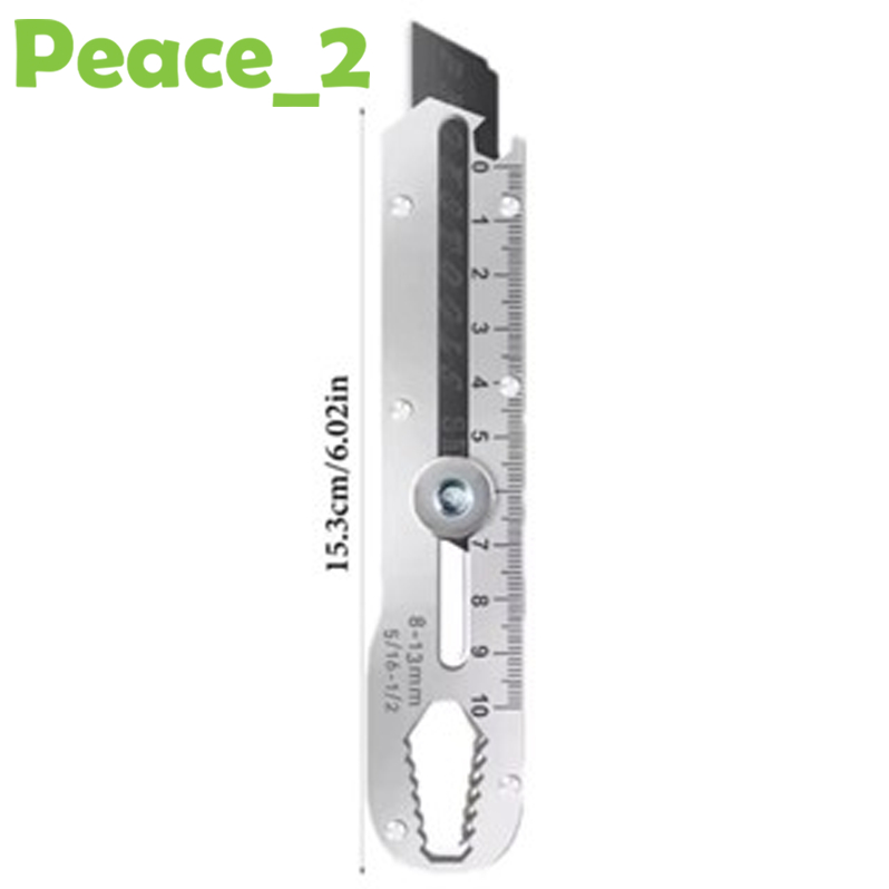 

Pisau cutter Penggaris 9in1 cutter multifungsi cutter penggaris cutter wrench pembuka baut