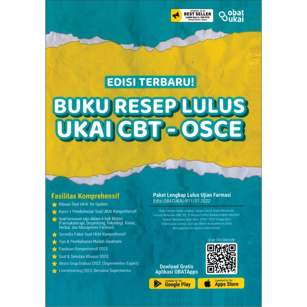 Obat Ukai Buku Resep Lulus Ukai CBT-Osce 2022