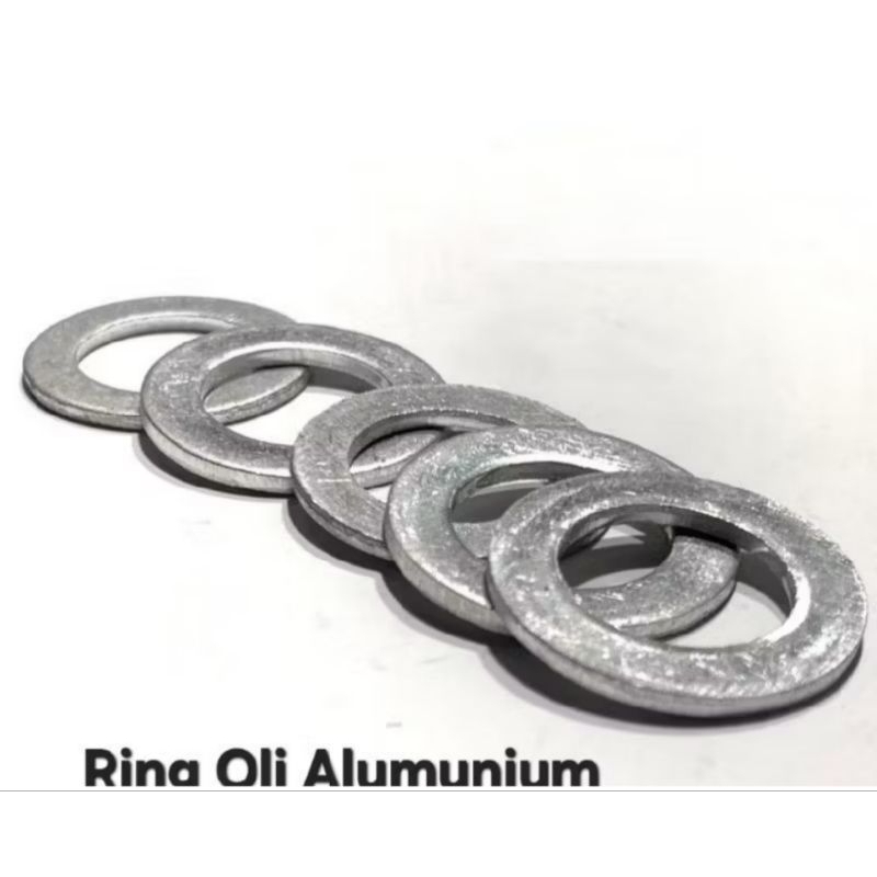 RING OLI ALUMUNIUM M14 LUBANG BAUT19AN