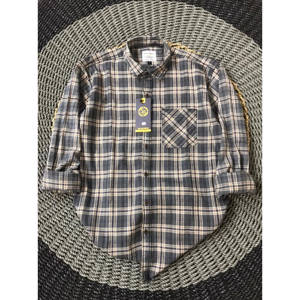 Kemeja flanel pria lengan panjang/kemeja flanel panjang/kemeja distro/kemeja flanel uniqlo/kemeja fl